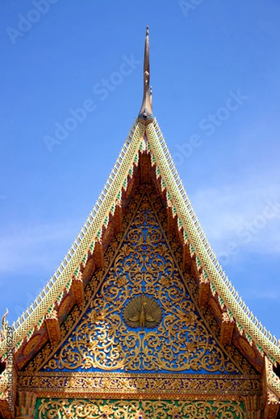 Obraz Architecture in Thai temples in the northern thailand