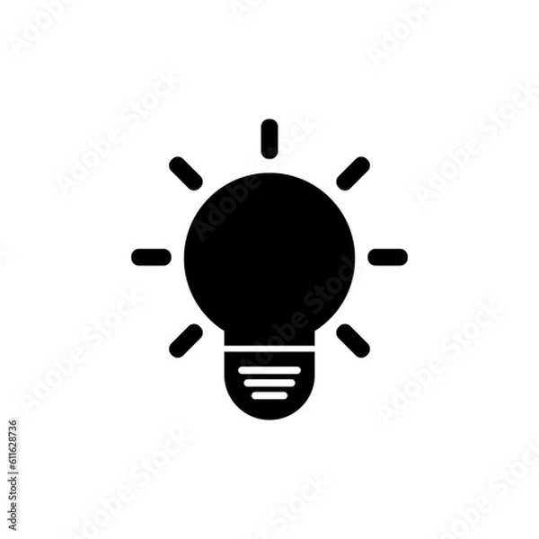 Obraz idea bulb icon