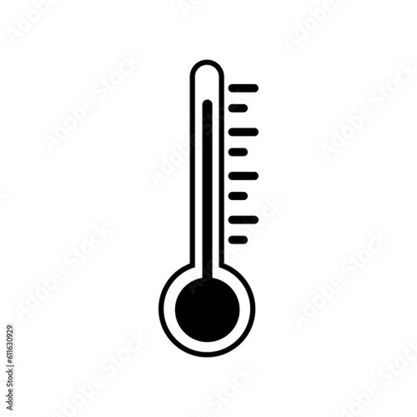 Obraz thermometer isolated on white