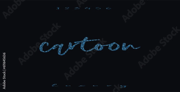 Fototapeta cartoon Abstract Fashion Best font alphabet. Minimal modern urban fonts for logo, brand, fashion, Heading etc. Typography typeface uppercase lowercase and number. vector illustration full Premium look