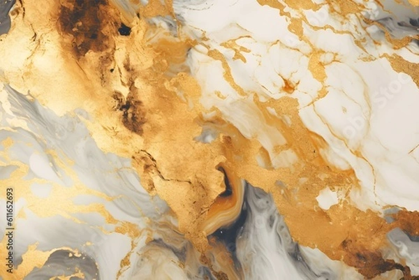 Fototapeta Gold marble luxury texture pattern background