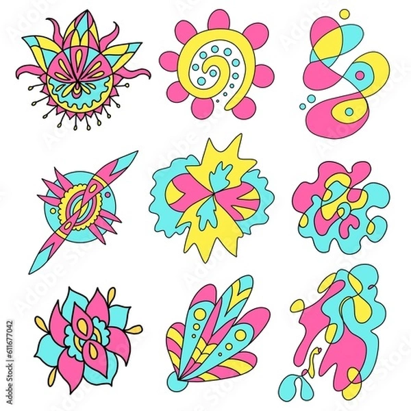 Obraz pattern with flowers