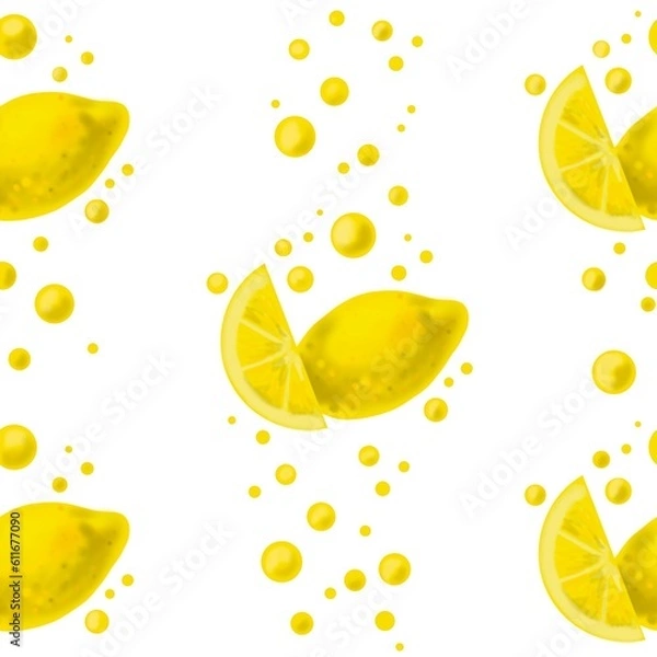 Obraz lemon pattern