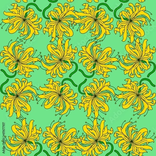 Obraz seamless floral pattern