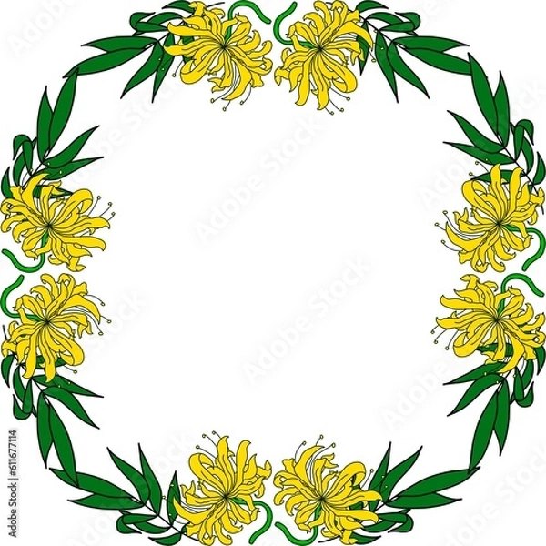 Obraz frame of flowers
