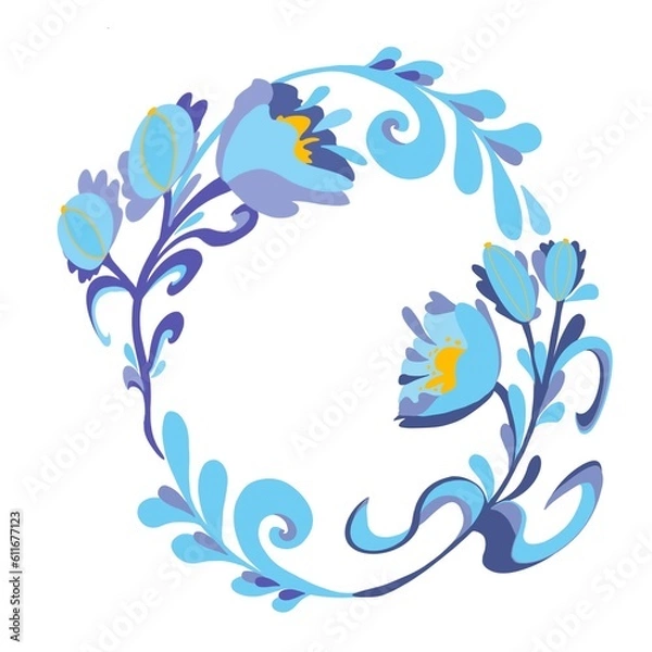 Obraz abstract floral background