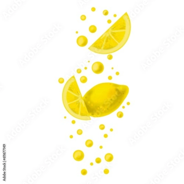 Obraz slice of lemon