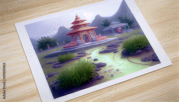 Fototapeta Generative AI frame