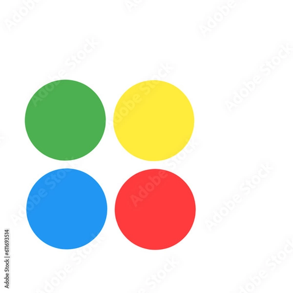 Fototapeta Color palette vector illustration