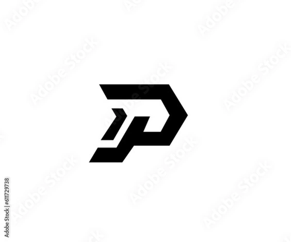 Obraz P logo design
