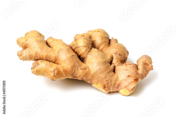 Fototapeta Ginger root isolated on white background