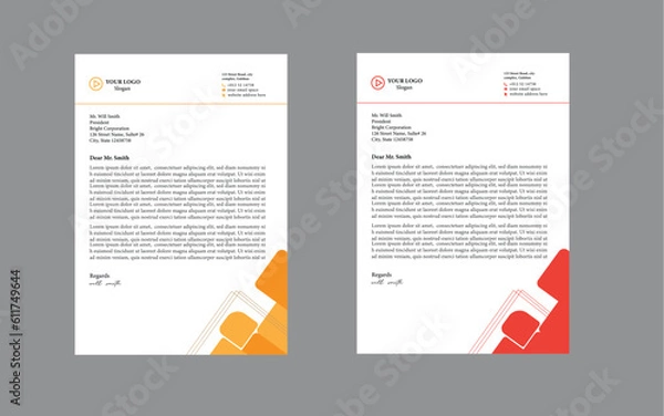 Obraz corporate letterhead