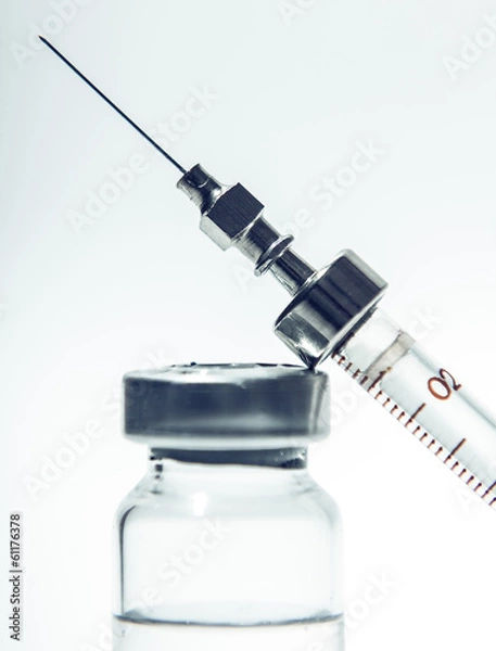 Obraz injection syringe closeup