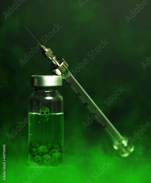 Obraz śmiertelnie trujący zastrzyk