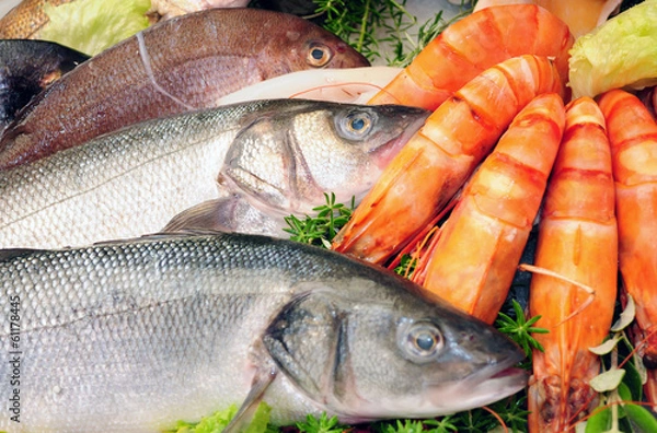 Obraz Fresh seafood