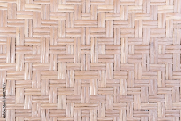 Obraz Wicker wood pattern background