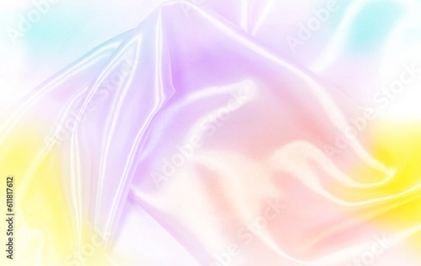 Fototapeta カラフルなの布　グラデーション　ソフトタッチのテクスチュア（背景画像）