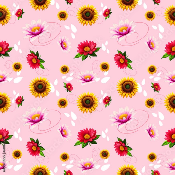 Obraz seamless floral pattern