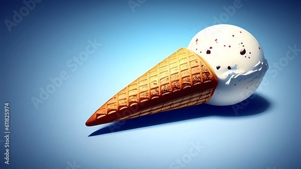 Fototapeta ice cream cone