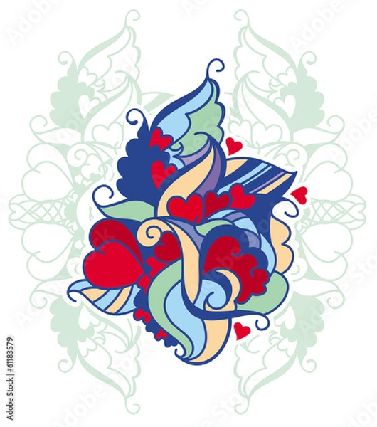 Fototapeta love background