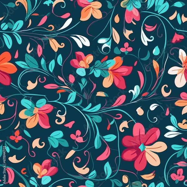 Obraz seamless floral pattern