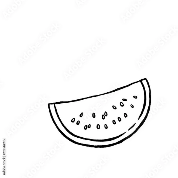 Fototapeta watermelon line