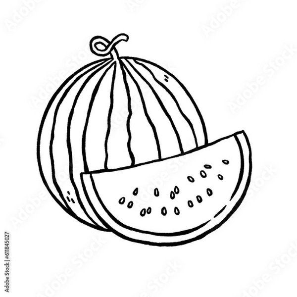 Fototapeta Watermelon line