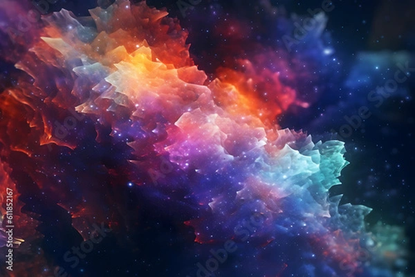 Fototapeta lights of space background