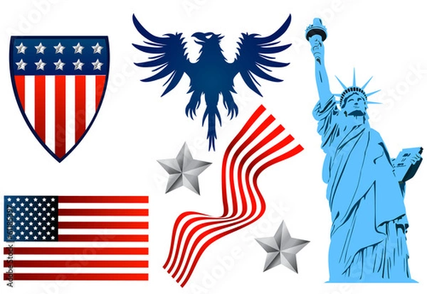 Obraz American set