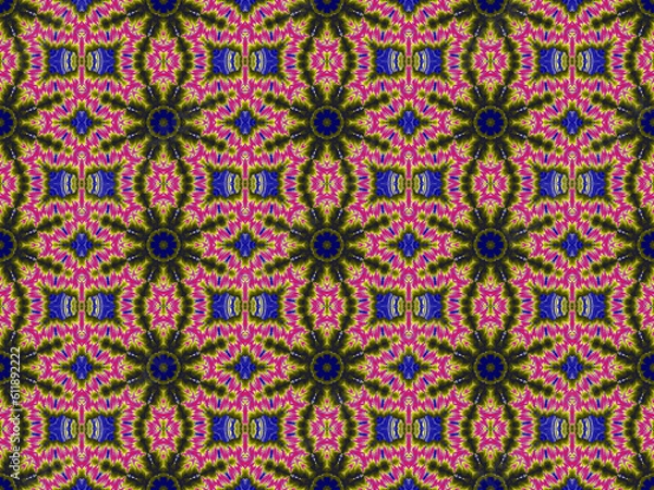 Fototapeta Fractal seamless pattern