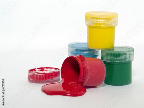 Obraz jars with paint