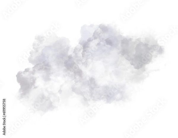Obraz realistic smoke or cloud isolated on transparency background ep21