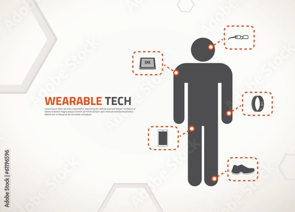 Obraz Vector design for wearable technology