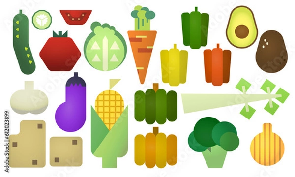 Obraz 野菜　アイコン