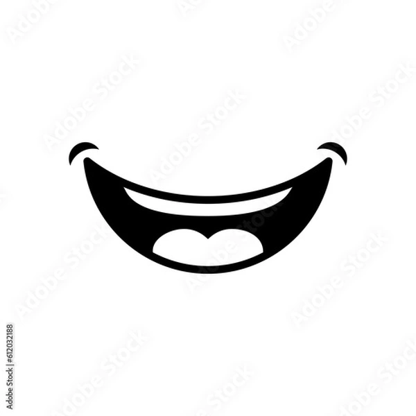Obraz  smile cartoon vector icon