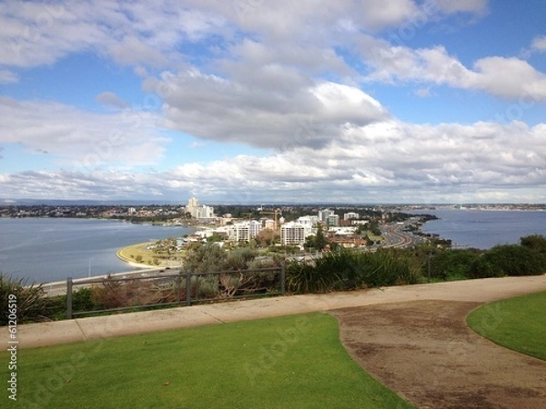 Fototapeta Skyline Perth