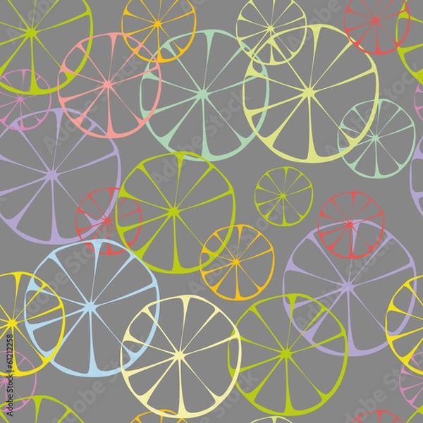 Obraz Citrus seamless background