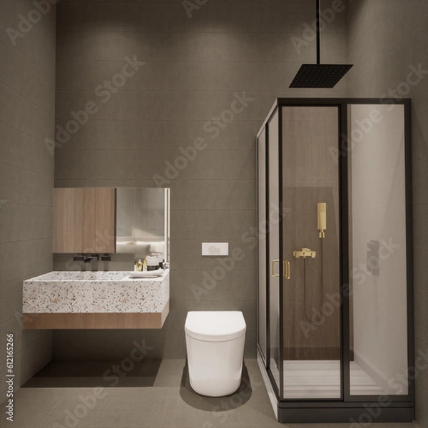 Fototapeta 3D Rendering House Design