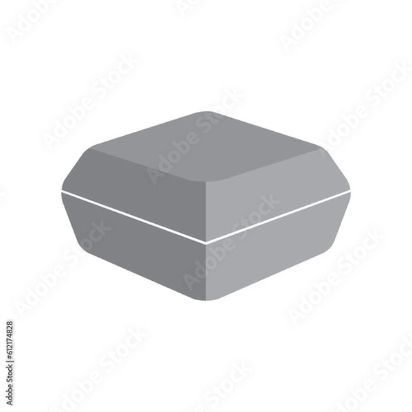 Fototapeta Styrofoam lunch box icon