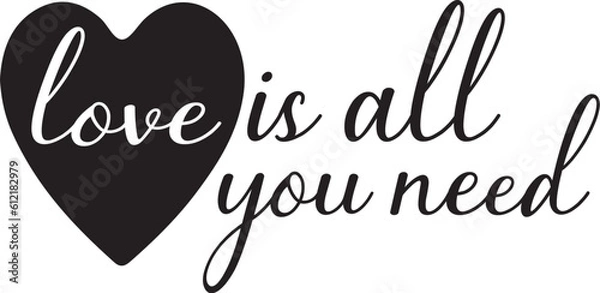 Obraz love is all you need