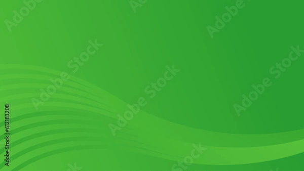 Fototapeta Illustration vector graphic bstract background with green gradient. Wave banner background with soft green color
