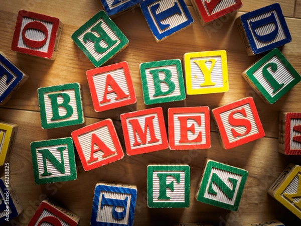 Obraz Baby names