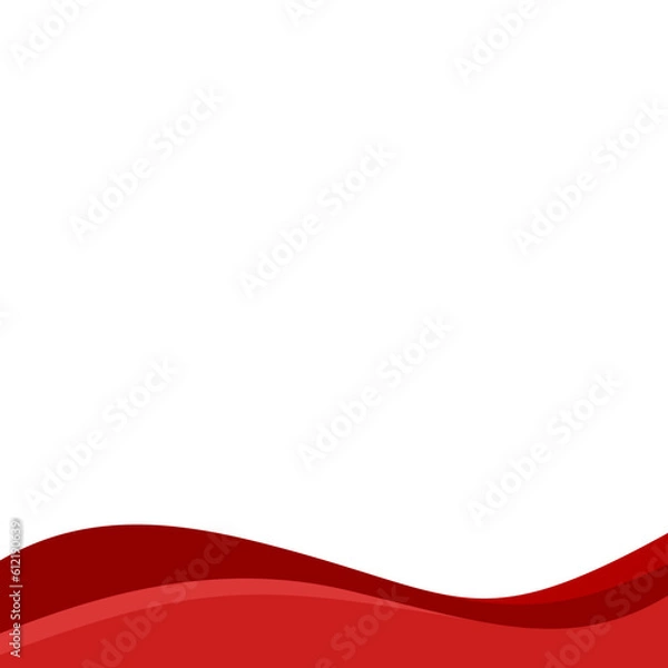 Obraz Curved Footer Shape