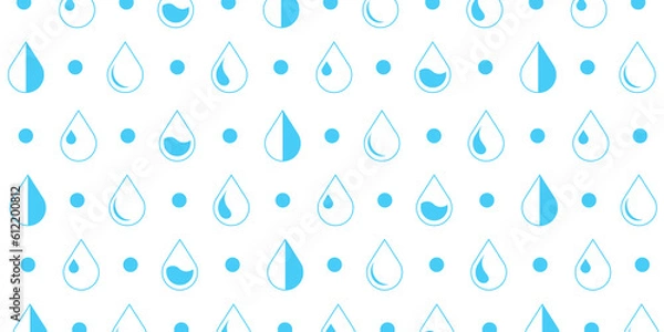 Obraz water drop pattern