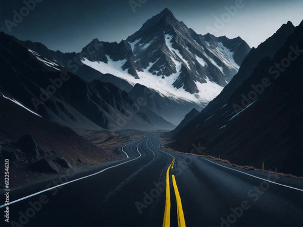 Obraz road to the mountains