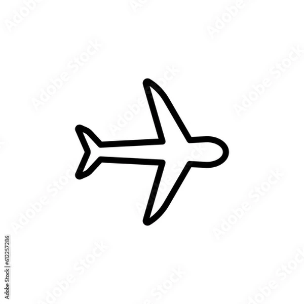 Obraz transportation airplane sign symbol vector