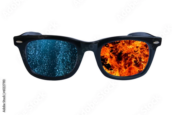Obraz Glasses Fire Waters
