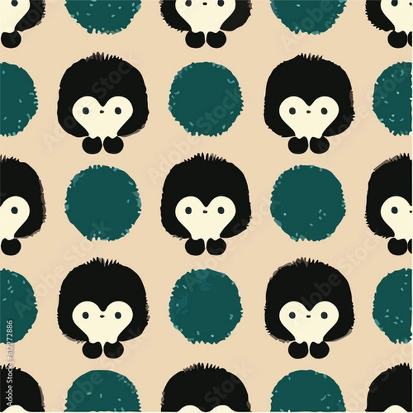 Obraz cute simple skunk pattern, cartoon, minimal, decorate blankets, carpets, for kids, theme print design
