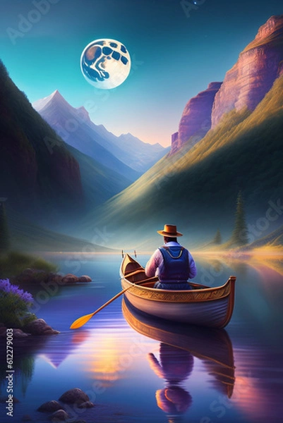 Obraz ufo in the night