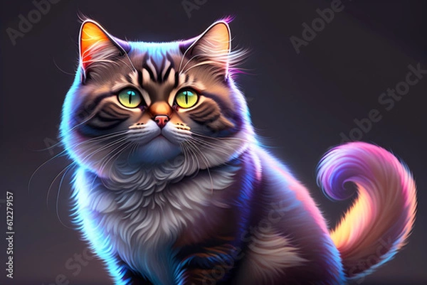 Obraz cat with eyes